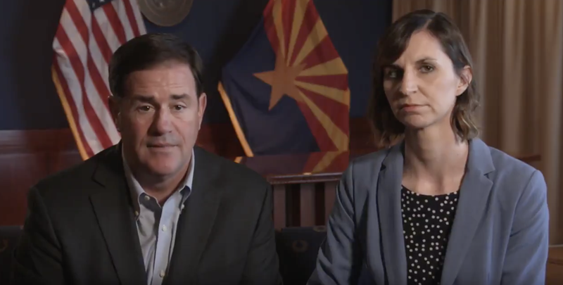 Image: Governor Doug Ducey and Superintendent Kathy Hoffman