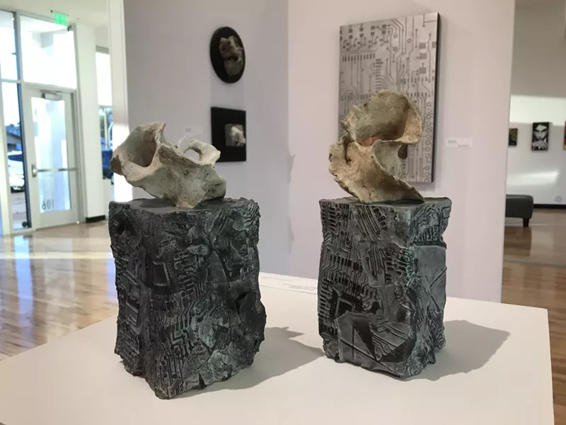 Image: Work by Christine Cassano, a juror for the Arizona Artists Guild exhibition.