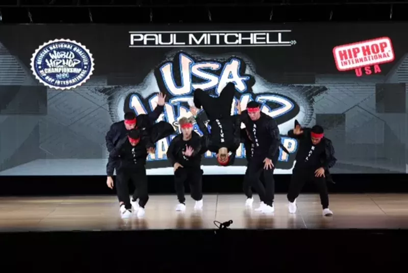 Image: The Coolidge, Arizona, dance crew the Exiles won second in the United States championships, adult crew division, of Hip Hop International, in Phoenix.