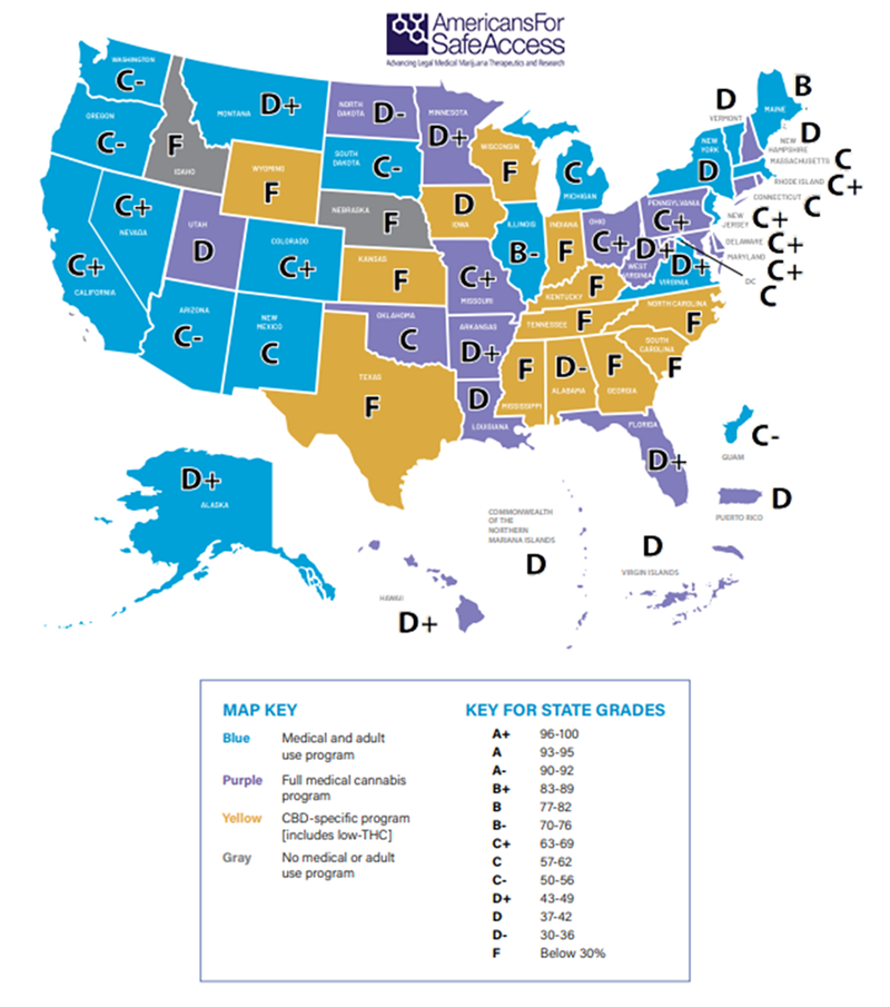 Image: State of the States Grading Map