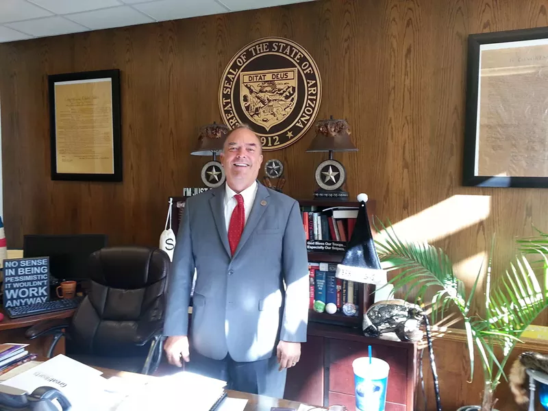 Image: Don Shooter at the Arizona State Capitol.