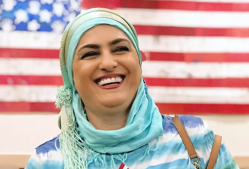 Image: Nada Al-Rubaye, an Iraqi native, at her citizenship ceremony on August 20, 2019.