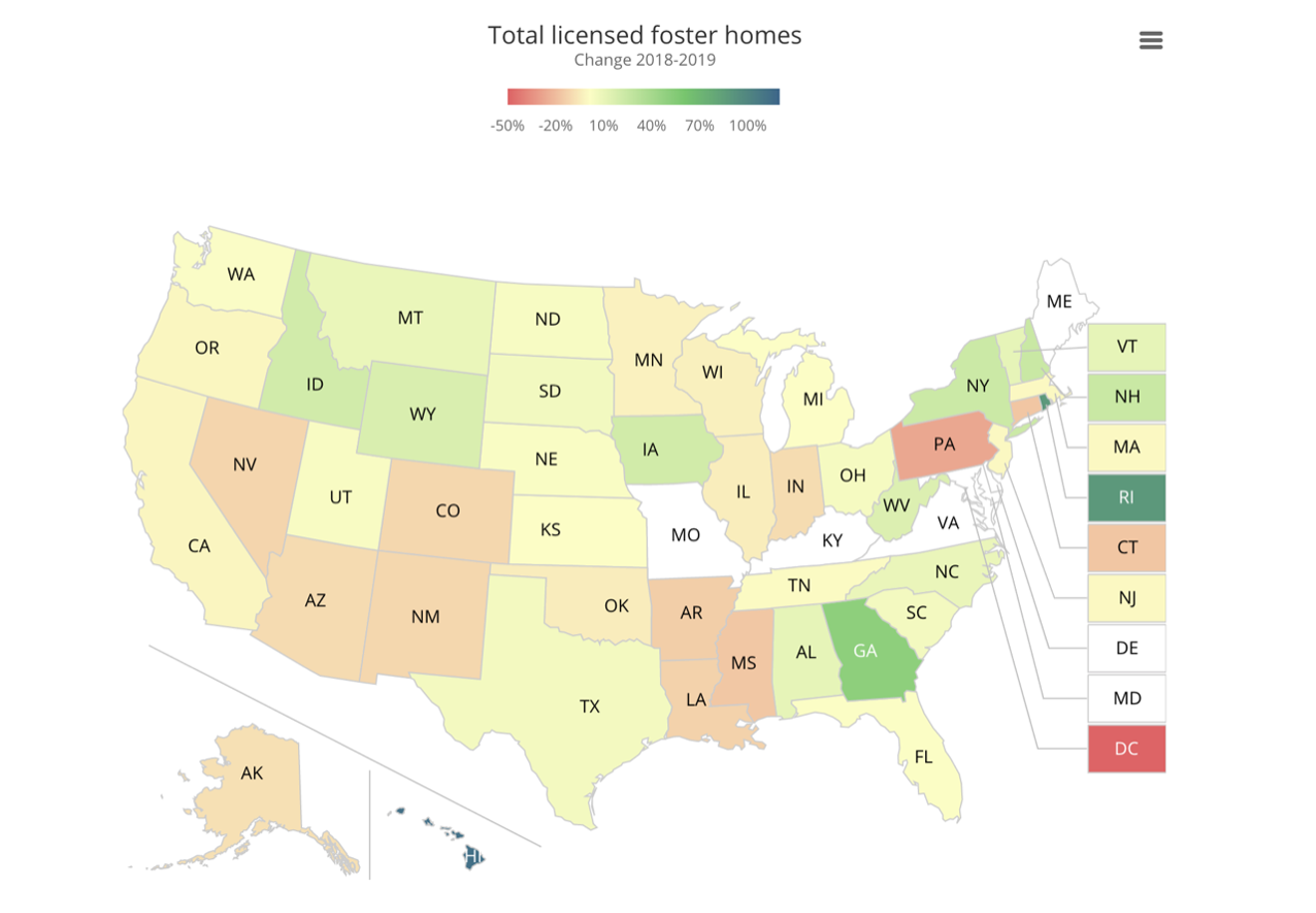 Arizona lost 10 percent of its licensed foster homes in the last year. That's more than 40 other states lost in the same time period, a new report found.