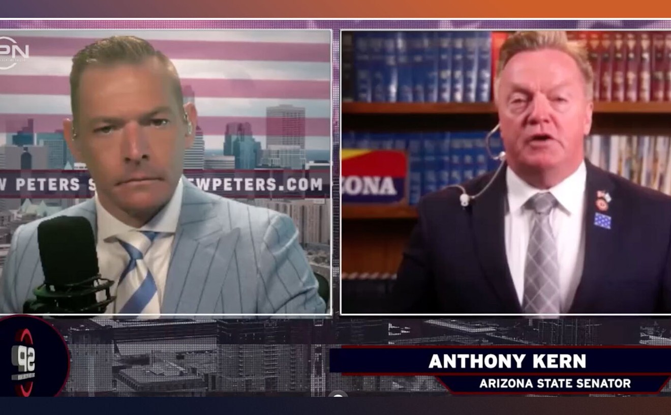 Arizona state Sen. Anthony Kern appeared on pro-Hitler talk show from Capitol video room