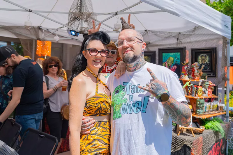 Image: Punks love tiki, too.