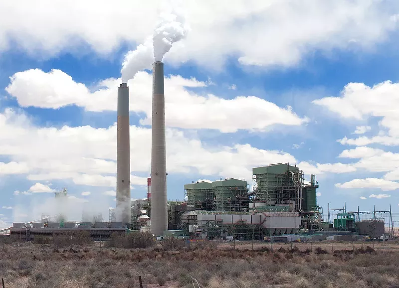 Image: The Cholla Power Plant near Joseph City, Arizona.
