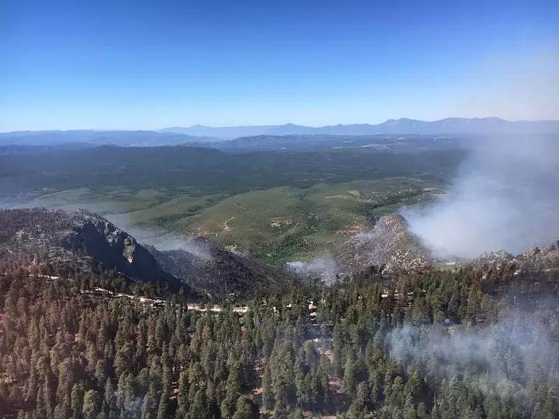 Image: More than 4,000 acres are burning near Payson.