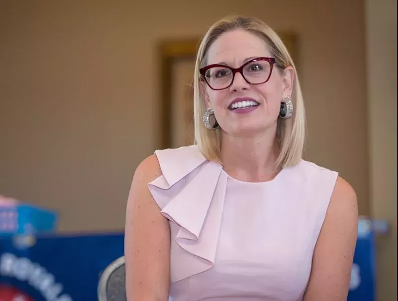 Image: Democratic Arizona Senator Kyrsten Sinema.