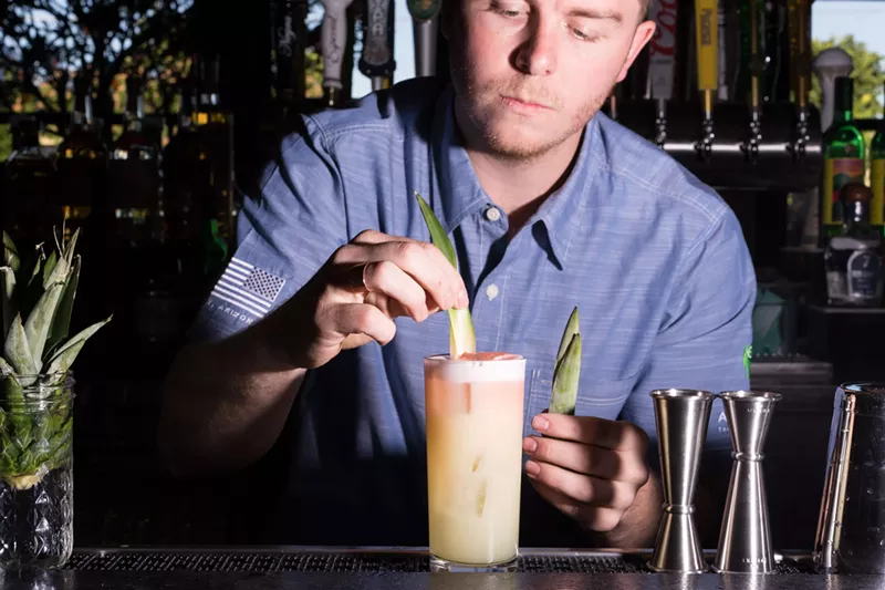 Image: Bar manager Riley Jones built a cocktail menu at Casa Añejo that reflects his personal drink style: tropical, refreshing, and spiritous.