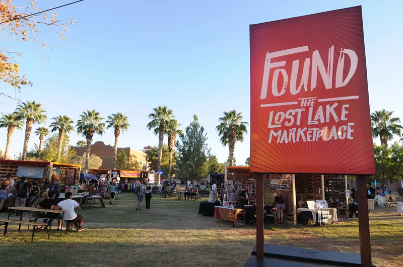 Image: The FOUND Marketplace at Lost Lake's first and only installment in 2017.