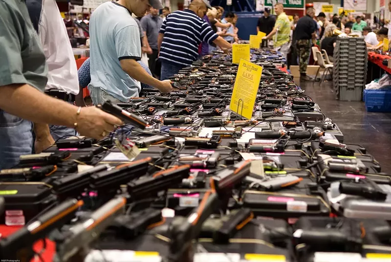 Image: A gun show.