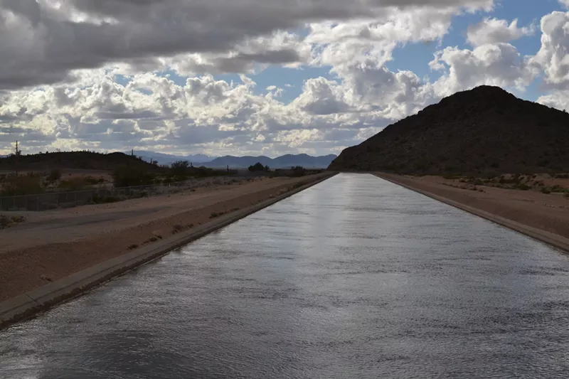 Image: The Central Arizona Project canal transports water from the Colorado River, which supplies Arizona with up to 40 percent of its water.