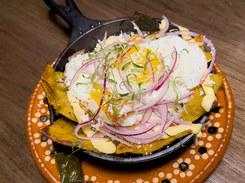 Image: The chilaquiles at Requinto can be ordered red or green, and they hit a perfect balance of crisp and supple.