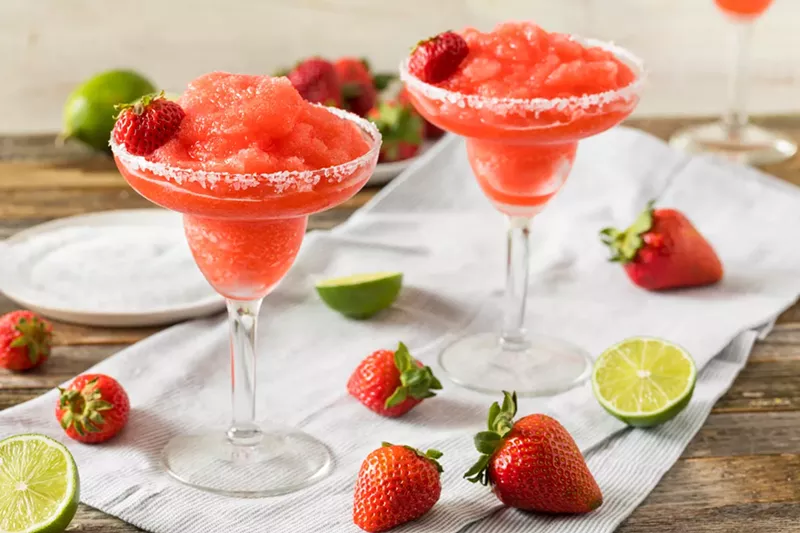 Image: Cool down with a frozen cocktail.