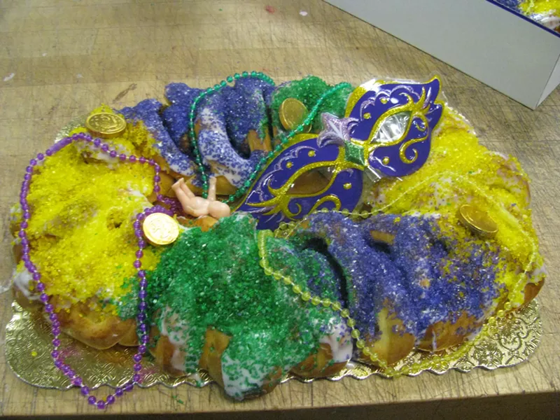 Image: King Cake from Barb's Bakery in Phoenix.
