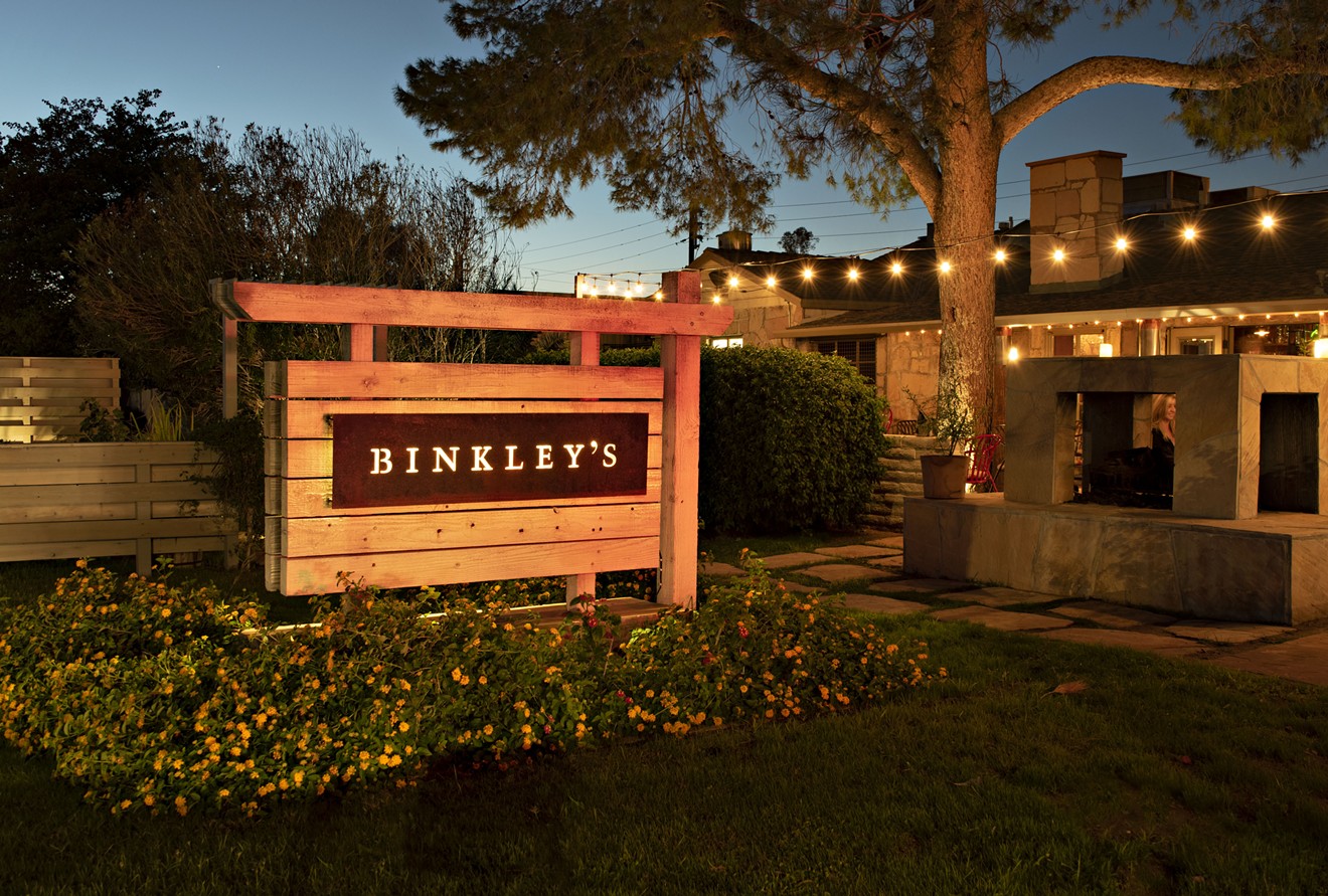 And best restaurant goes to Binkley's Restaurant.