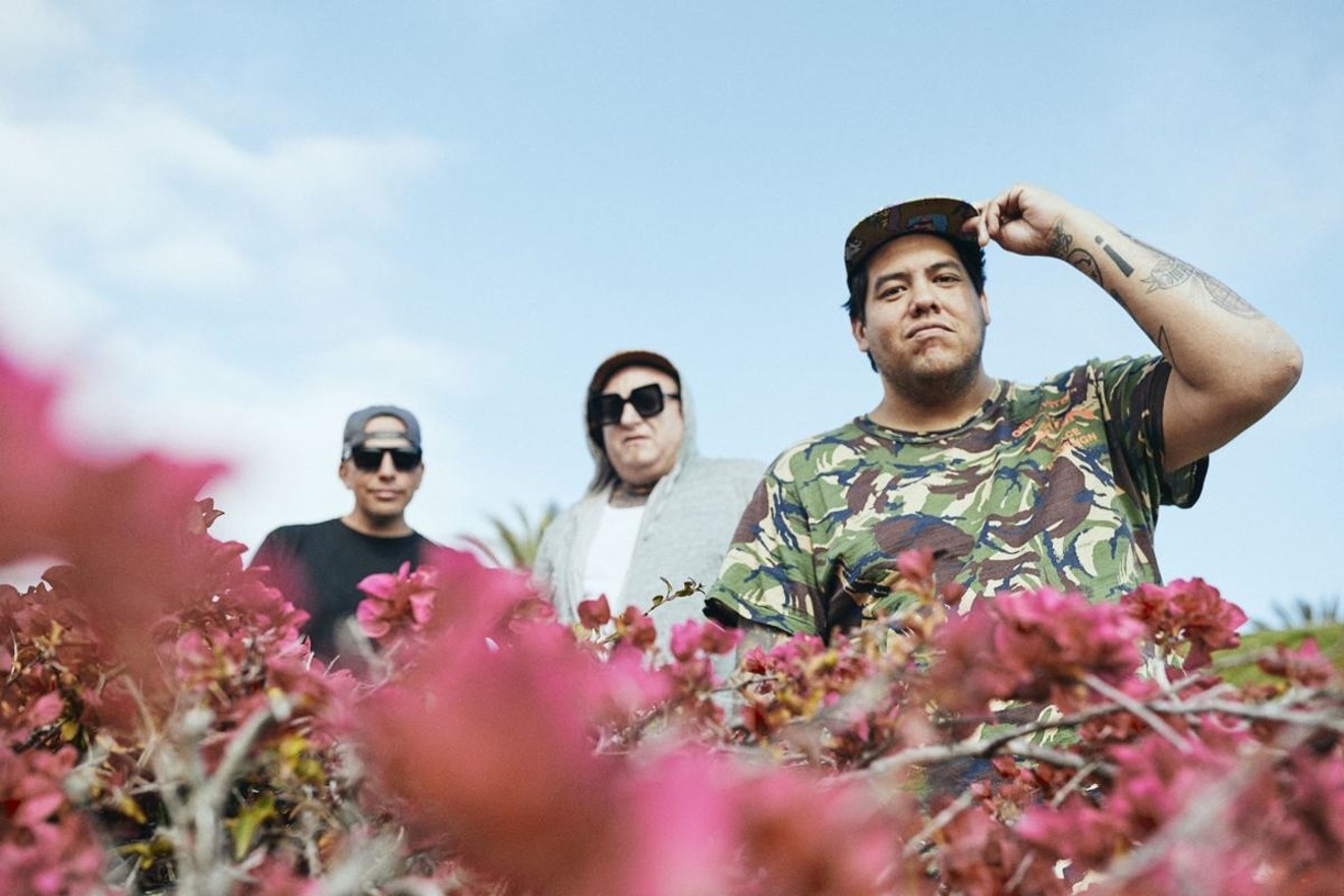 Caros Verdugo (left), Eric Wilson (middle), and (right) Rome Ramirez of Sublime With Rome.