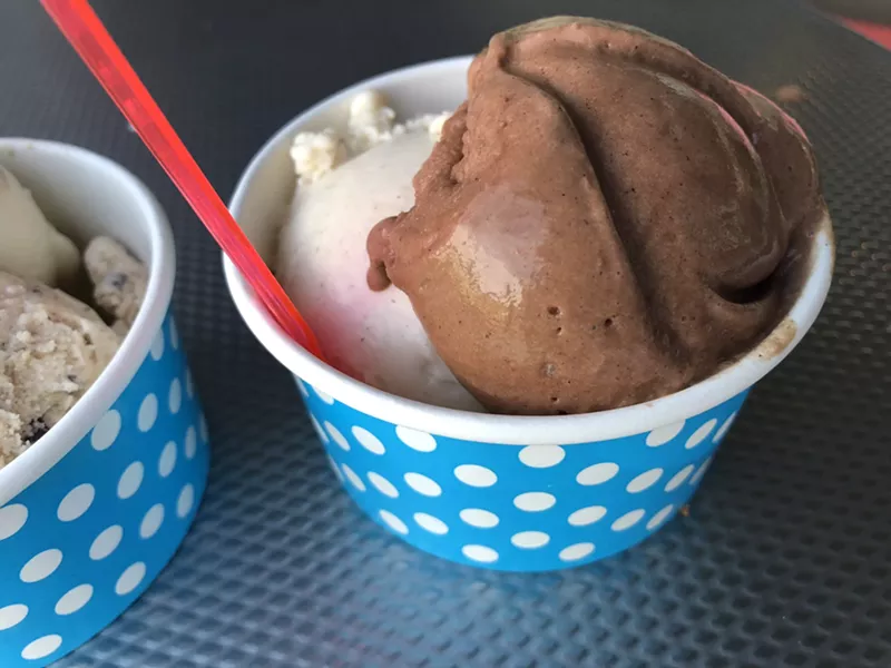 Image: Mayan chocolate and horchata ice cream from Sweet Republic.
