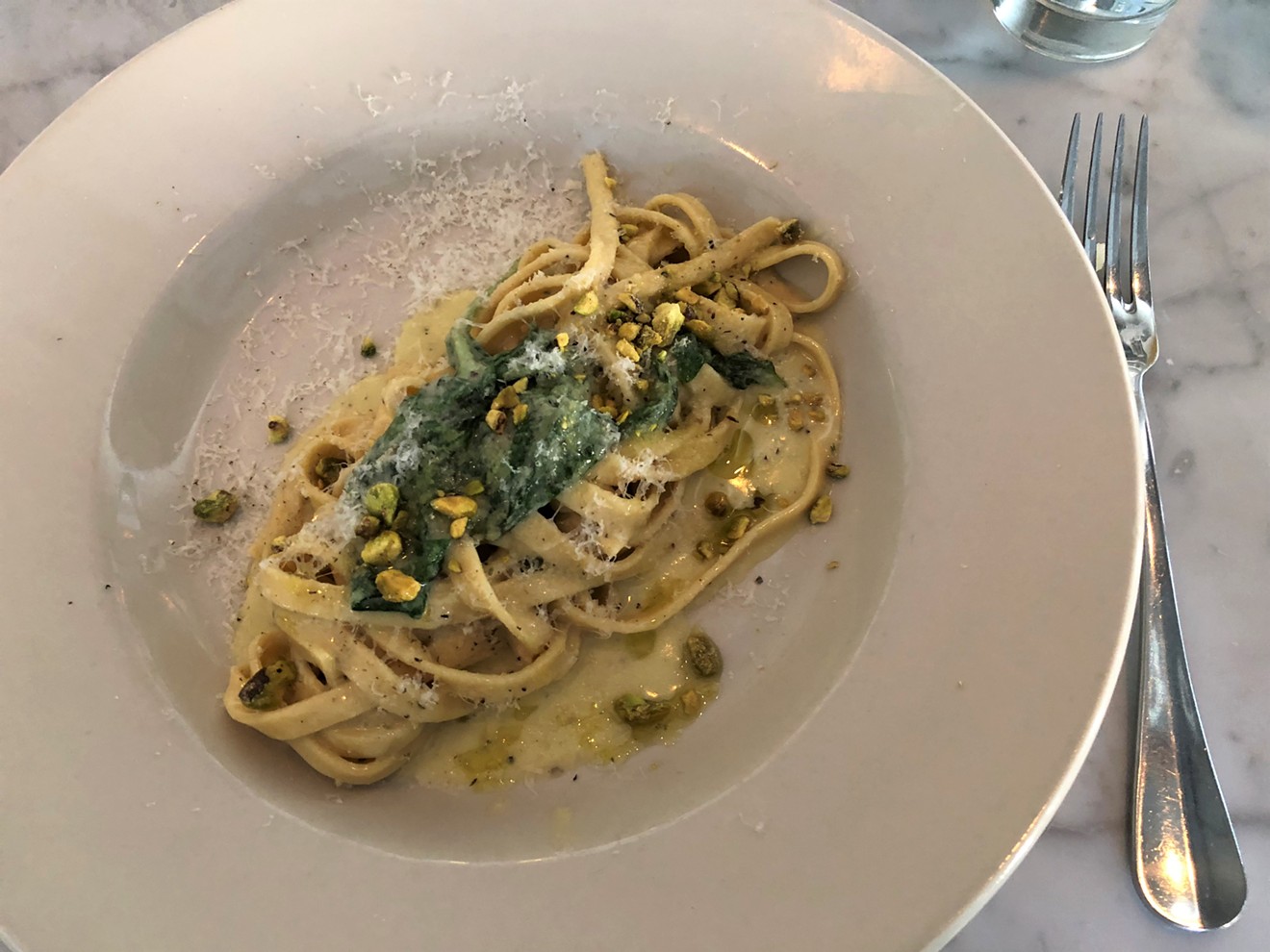 Tagliatelle with lemon from Tratto