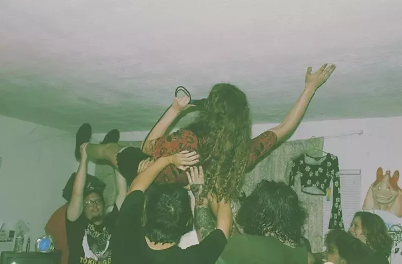 Image: Closet Goth's Col Bauer using his wrestling skills for good.