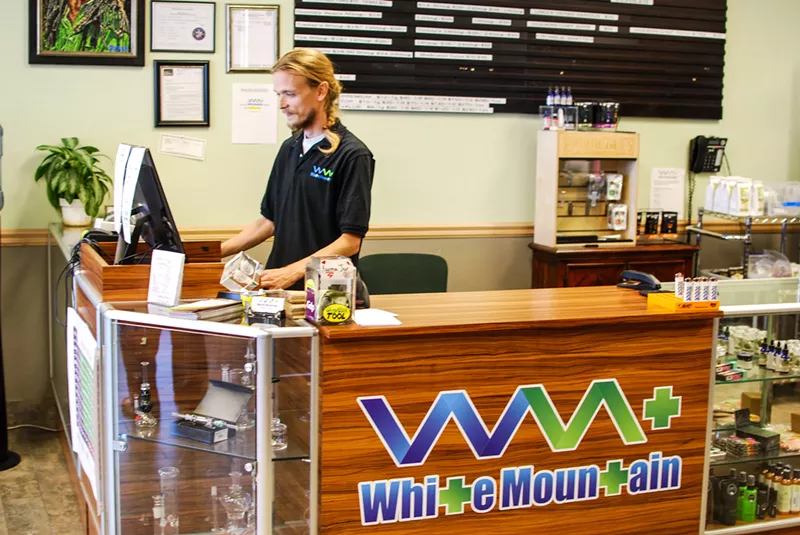 Image: Bud-tender at White Mountain Health Center.