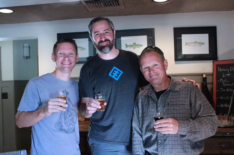 Image: From left, Nick Butler, Kevin Binkley, and Dale Butler.