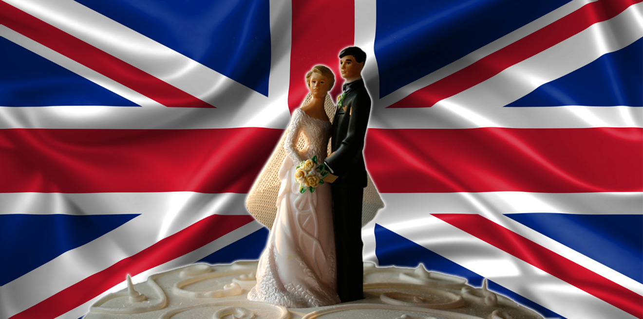 Have some royal wedding cake, and wave the Union Jack.