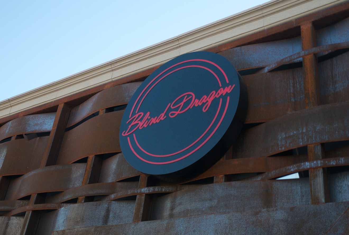 The exterior of Blind Dragon in Scottsdale.