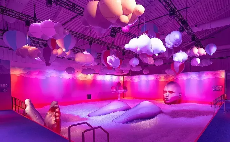 Image: Bounce through the new Bubble Planet experience in Tempe