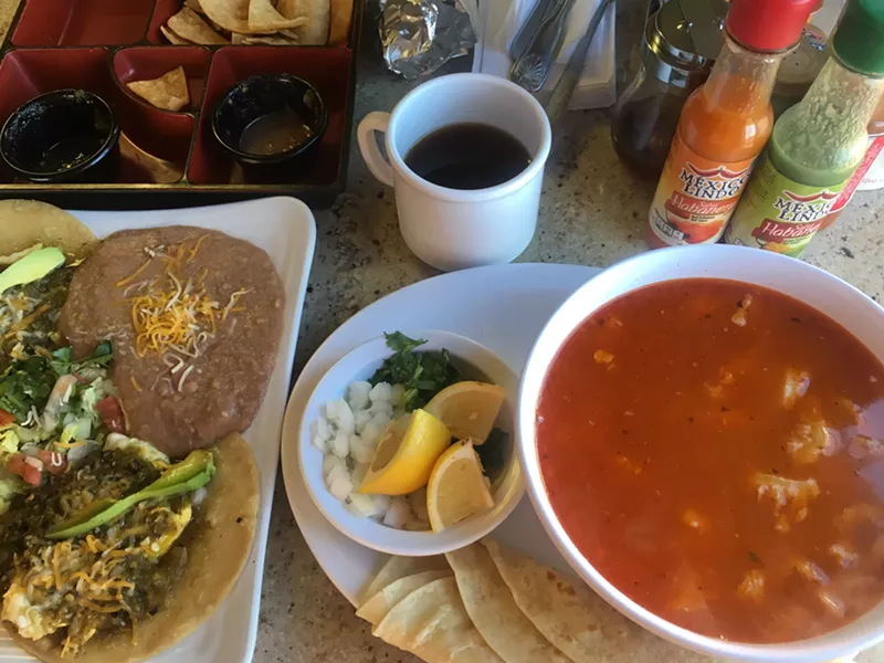 Image: A Mexican breakfast spread