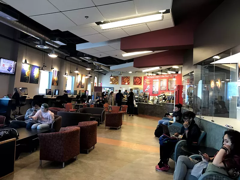 Image: Grounds for Thought is a favorite of college kids at Mesa Community College.