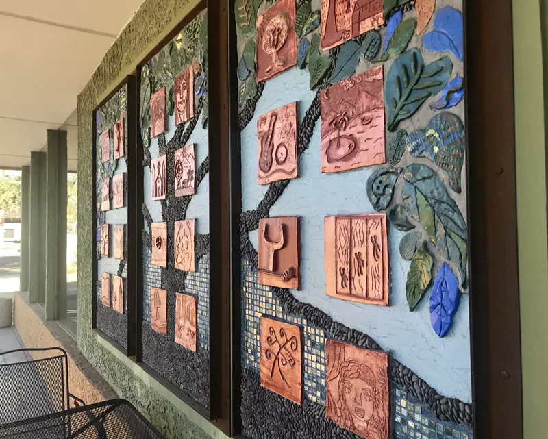 Image: "Refuge," a mural by the kids in the Free Arts for Abused Children of Arizona program.