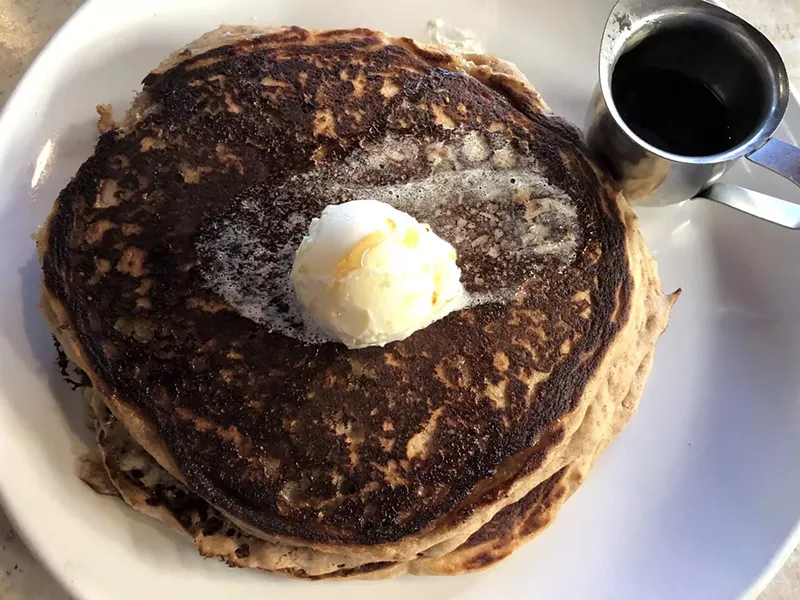 Image: Quinoa-banana pancakes from Tryst