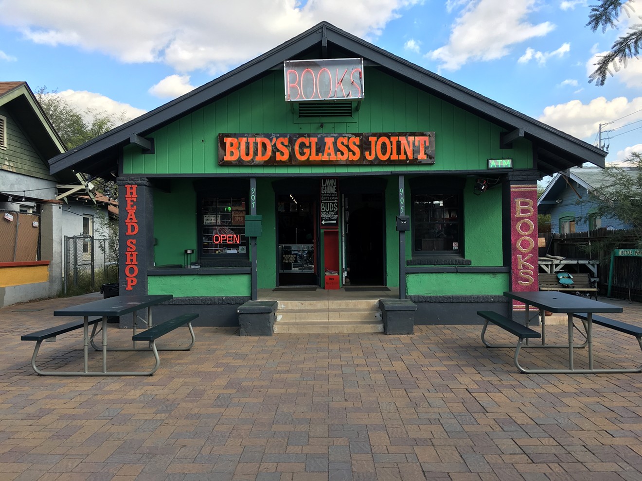 Bud's Glass Joint on Fifth Street in Roosevelt Row.