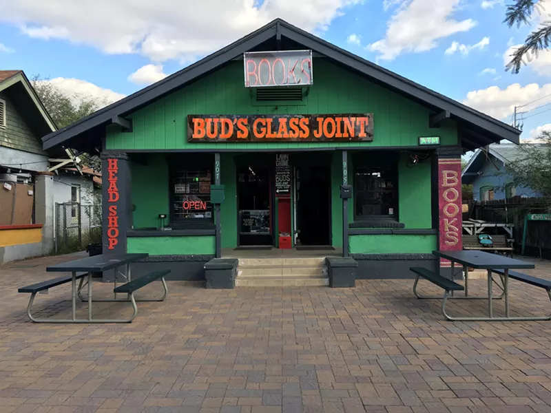 Image: Bud's Glass Joint on Fifth Street in Roosevelt Row.