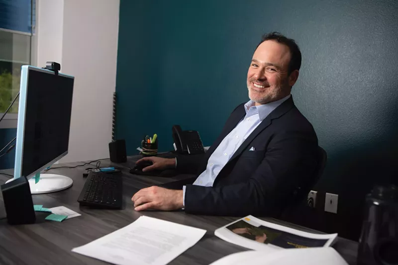 Image: Steve White, CEO of Harvest, has a couple-billion things to smile about.