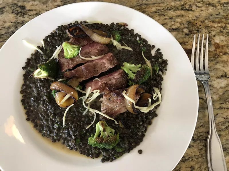Image: Iberico pork shoulder, a dish at Restaurant Confluence.