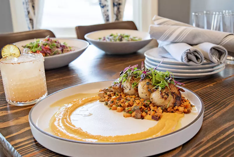Image: Scallops are Jacobo's signature dish at Anhelo.