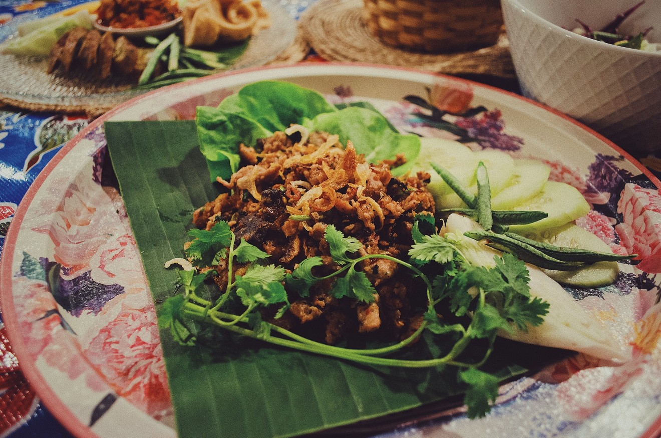 Laap Muang, served at a recent pop-up.