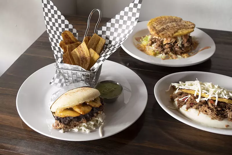 Image: A spread from Que Chevere in downtown Mesa.