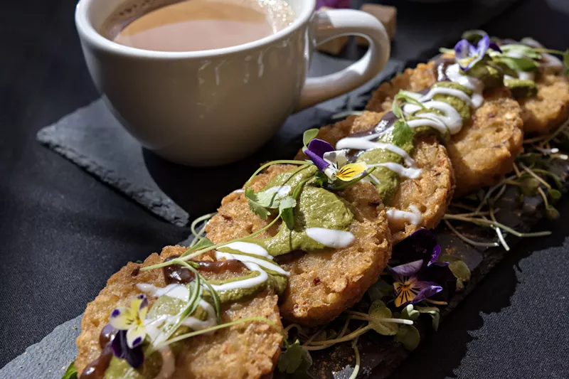 Image: Chef Subash Yadav presents his food like an artist.