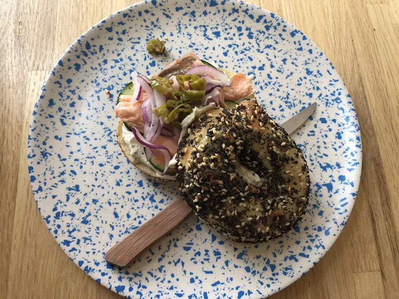 Image: A bagel from Super Chunk