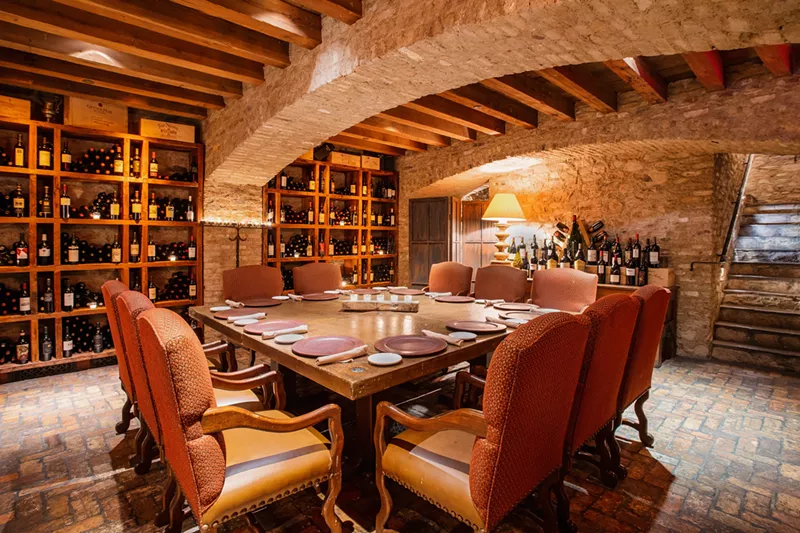 Image: Enjoy a five-course tasting menu in LON's underground wine cellar.