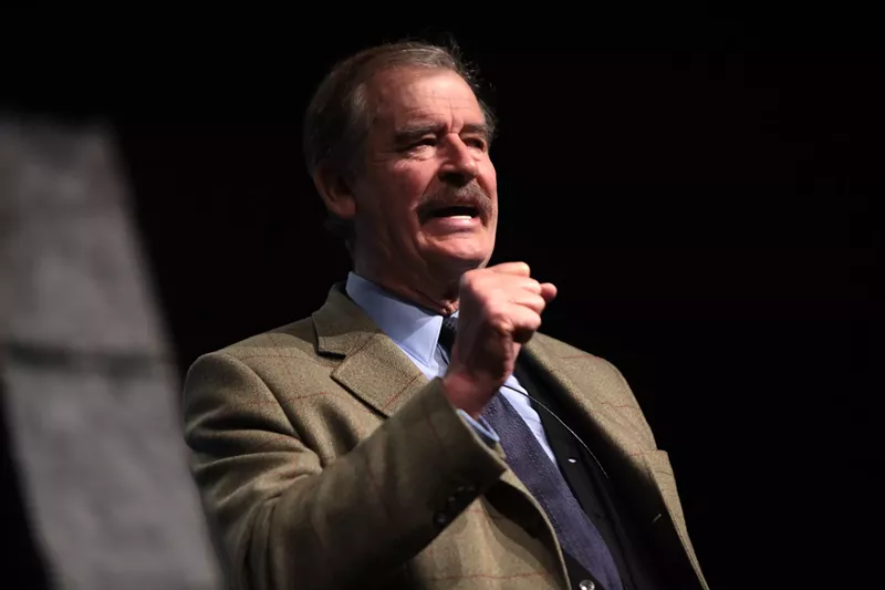Image: Former Mexican President Vicente Fox is a keynote speaker on Saturday at the Southwest Cannabis Convention and Expo.