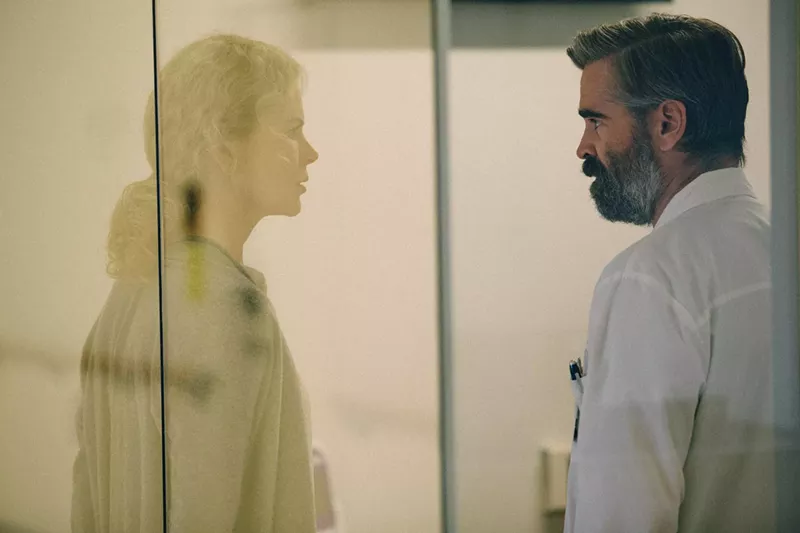 Image: Kidman and Farrell in The Killing of a Sacred Deer.