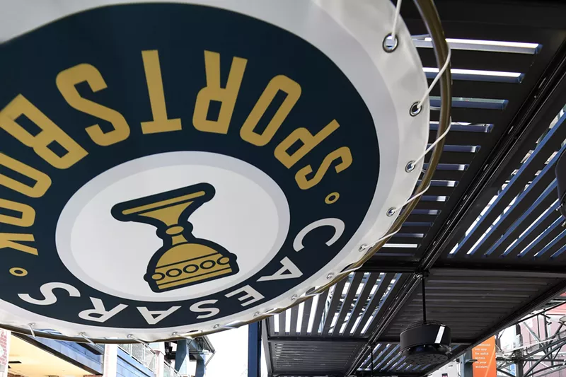 Image: A logo for Caesar's Sportsbook