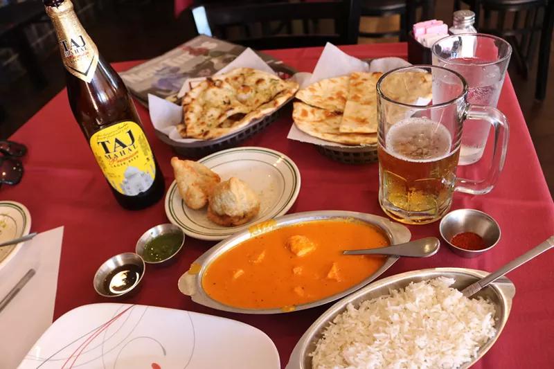Image: Chicken tikka masala is the most popular dish at New India Gate.