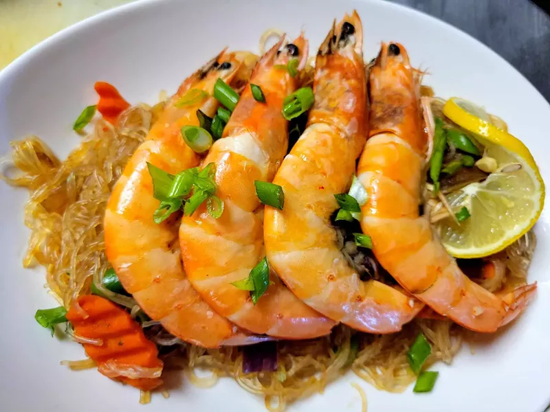 Image: Enjoy shrimp dishes at Backstreet Asia for Lunar New Year. The shellfish symbolize laughter and fun.