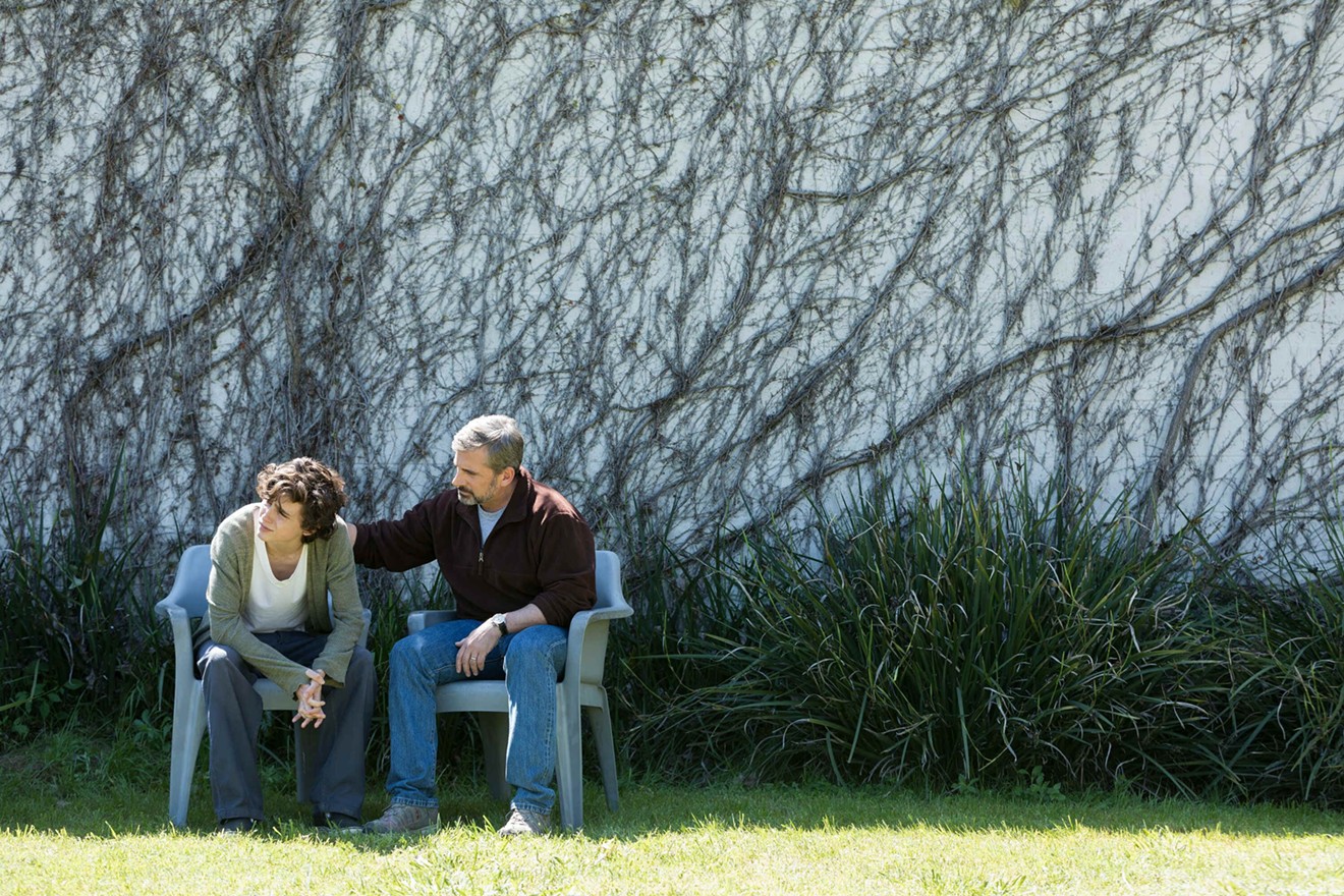 Timothée  Chalamet (left) plays Nic, whose father David (Steve Carell) is a journalist with a desire to be his son's best pal, and that blinds him to the truth, in Beautiful Boy, based on the memoirs by the real-life Nic and David.