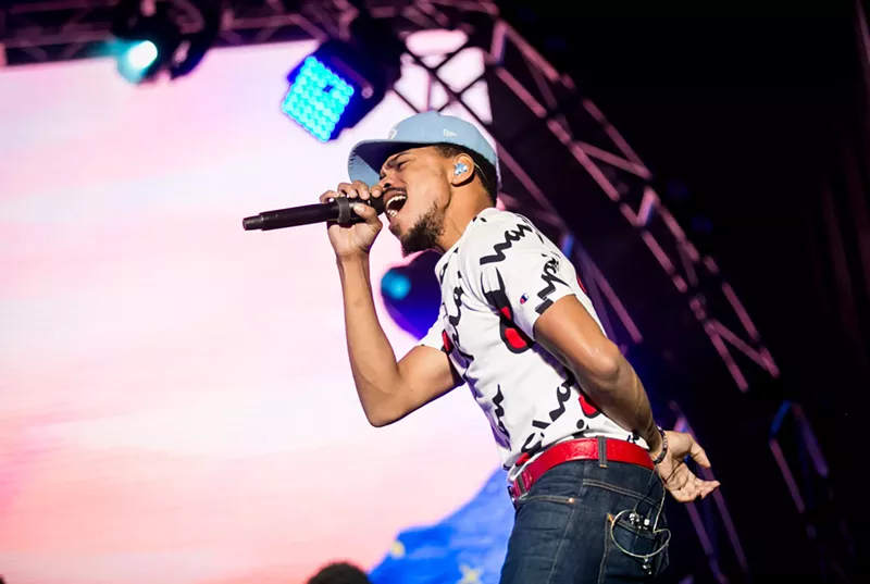 Image: Chance the Rapper headlined the Lost Lake Festival in Phoenix.